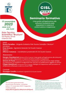 Seminario Cislscuola Cosenza 17 Novembre 2023 (2)
